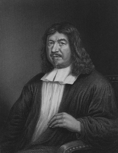 Retrato de John Bunyan (gravura) de English School