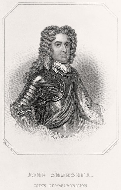 Retrato de John Churchill, duque de Marlborogh, 1835 de English School