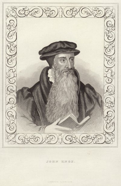 Retrato de john knox de English School
