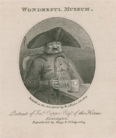 Retrato de Joseph Capper do Chifre, Kennington de English School