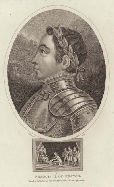 Retrato, de, rei, francis ii, de, frança de English School