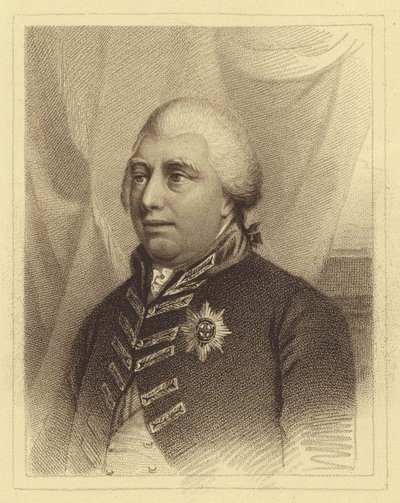 Retrato do Rei Jorge III (gravura) de English School