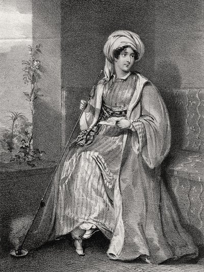 Retrato de Lady Hester Stanhope, de English School