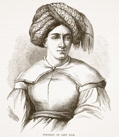 Retrato, de, venda senhora, ilustração, de, cassells, ilustrado, história, de, inglaterra de English School