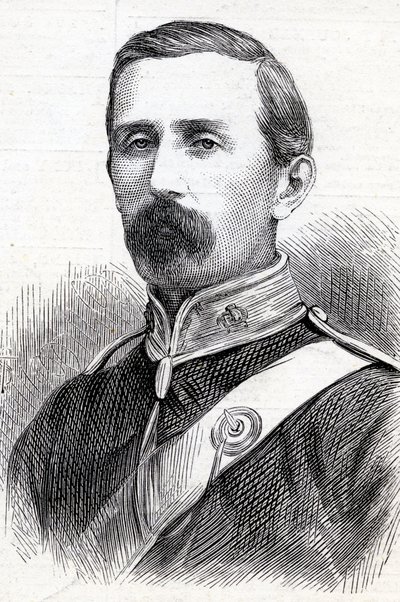 Retrato do tenente-coronel George Taylor Denison, 1877 de English School