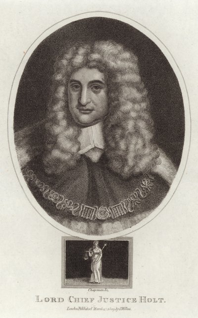 Retrato do senhor chefe de justiça Holt de English School
