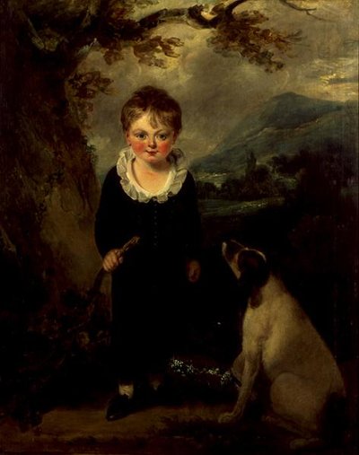 Retrato do Senhor Godolphin As A Child, c.1810 (óleo sobre tela) de English School