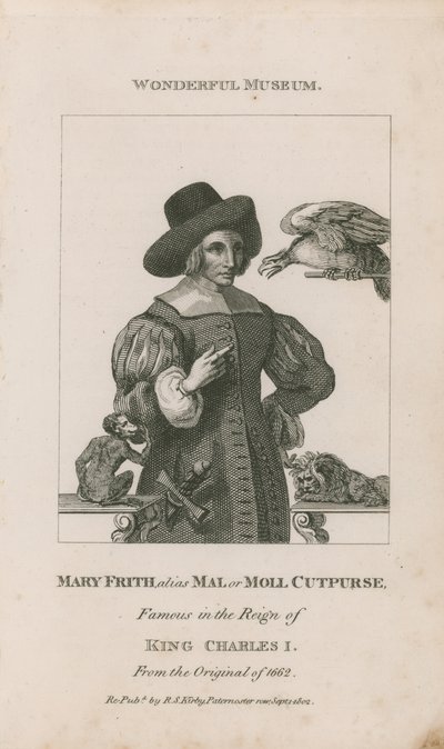 Retrato de mary frith de English School
