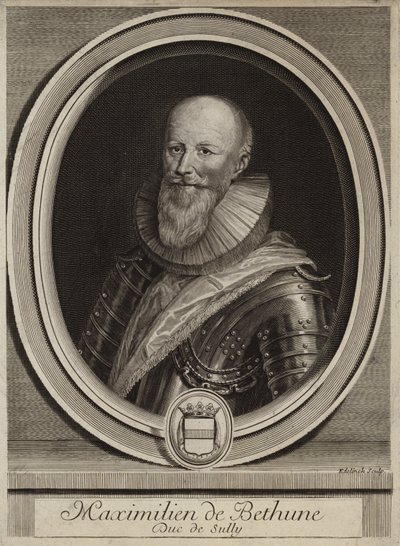 Retrato de Maximiliano de Bethune, Duque de Sully de English School