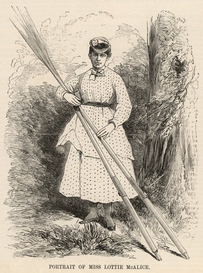 Retrato da senhorita Lottie McAlice de English School