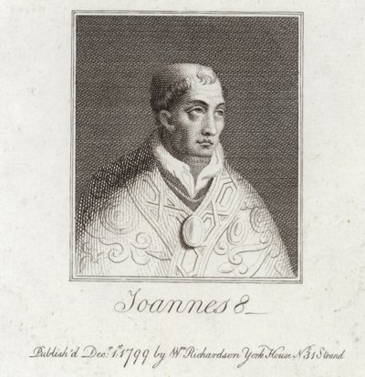 Retrato do Papa João VIII de English School