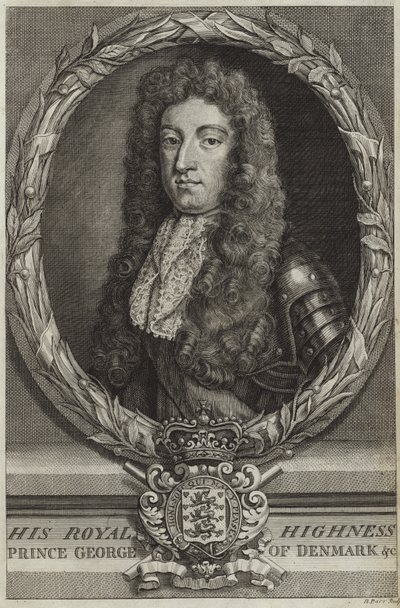 Retrato do príncipe George da Dinamarca de English School