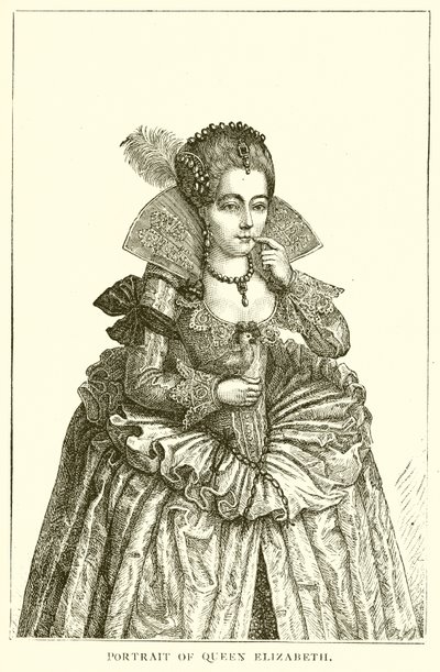 Retrato da rainha elizabeth de English School