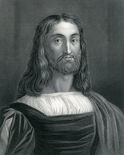Retrato de Raimondi, século XIX de English School