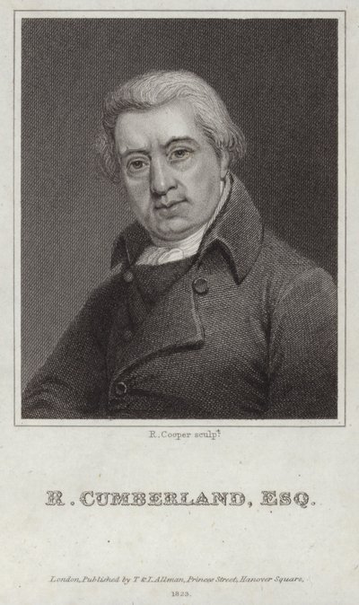 Retrato de Richard Cumberland de English School