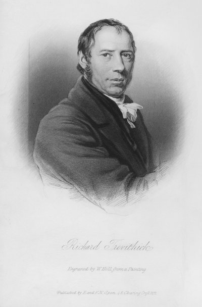 Retrato de Richard Trevithick (gravura) de English School
