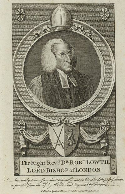 Retrato de Robert Lowth de English School