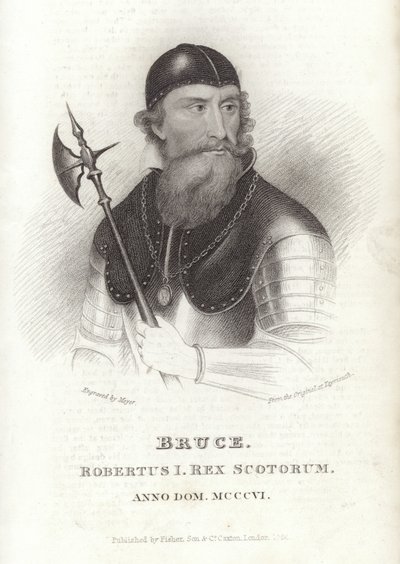 Retrato de Robert the Bruce de English School