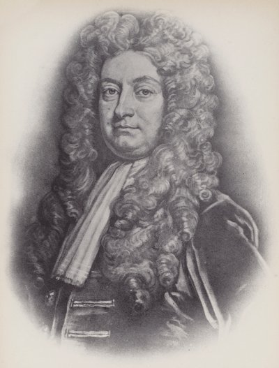 Retrato de Sir Hans Sloane, após a pintura de Kneller (litho) de English School