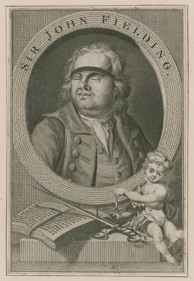 Retrato de Sir John Fielding de English School