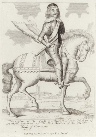 Retrato de Sir John Hotham, o mais novo de English School