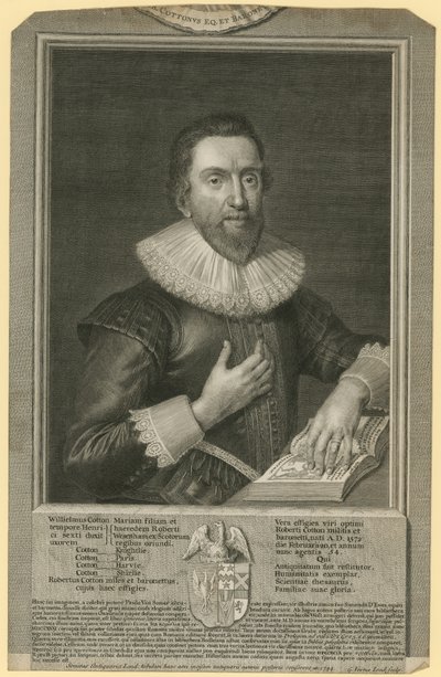 Retrato de Sir Robert Cotton de English School