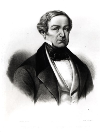 Retrato de Sir Robert Peel (1788-1850), gravado por Henry Brittan Willis (1810-84) de English School