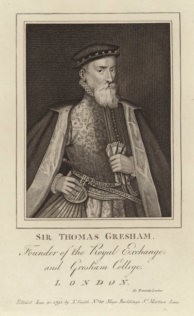 Retrato de Sir Thomas Gresham de English School