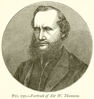 Retrato, de, senhor, W., Thomson de English School