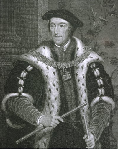 Retrato de Thomas Howard (1473-1554) 3º Duque de Norfolk, de &39;British Retratos Lodge&39;, 1823 de English School