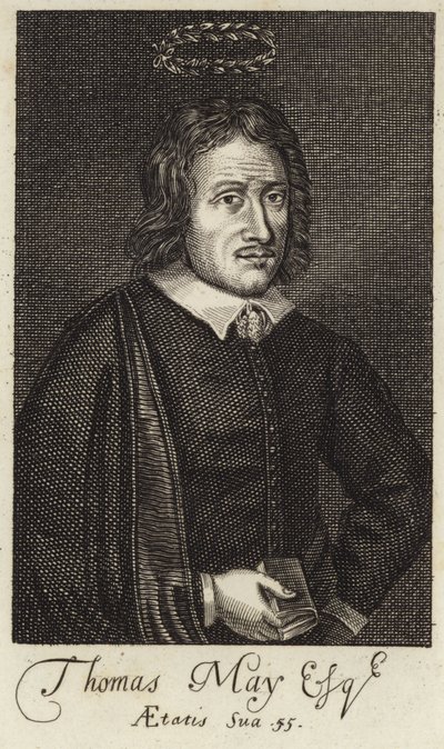 Retrato de Thomas May de English School