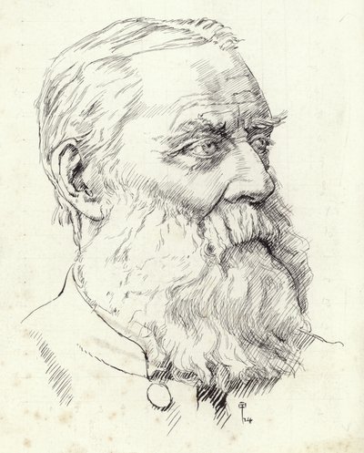 Retrato de Walter Skeat de English School