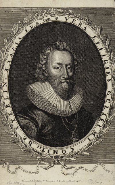 Retrato de William Alexander, Conde de Stirling de English School