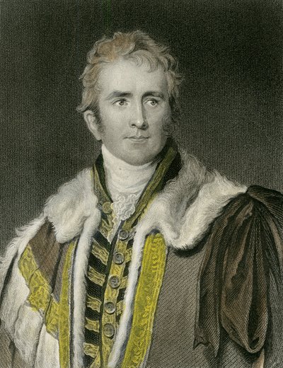 Retrato de William Amherst de English School