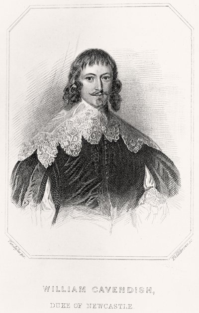 Retrato de William Cavendish, duque de Newcastle, 1835 de English School