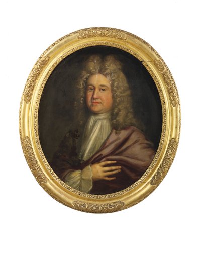 Retrato de William Cookson, início do século 18 (óleo sobre tela) de English School
