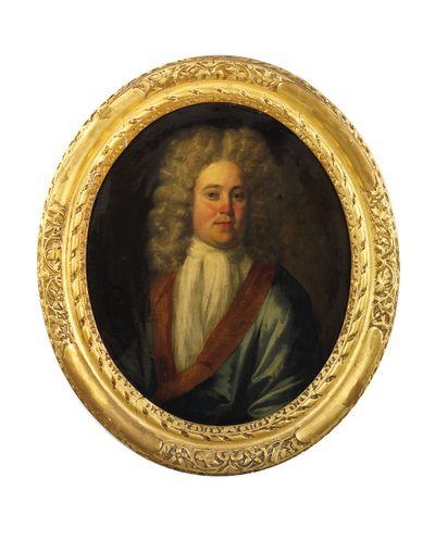 Retrato de William Cookson, início do século 18 (óleo sobre tela) de English School