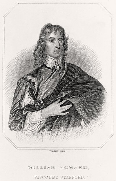 Retrato de William Howard, Visconde Stafford, 1835 de English School