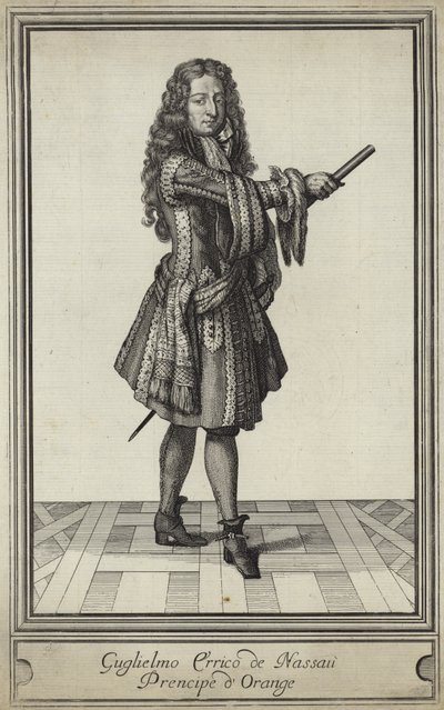 Retrato de william iii da inglaterra de English School