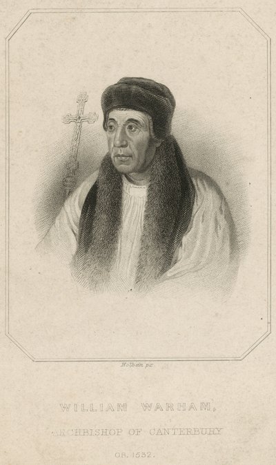 Retrato de William Warham de English School