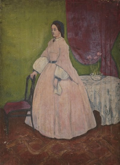Retrato de mulher de English School