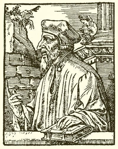 Retrato de Wycliffe de English School