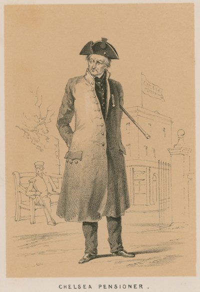 Retrato de um pensionista de Chelsea de English School
