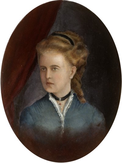 Retrato de uma jovem mulher de English School
