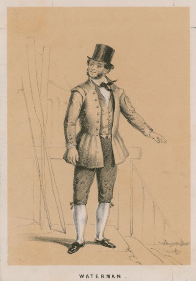 Retrato, de, um, waterman de English School