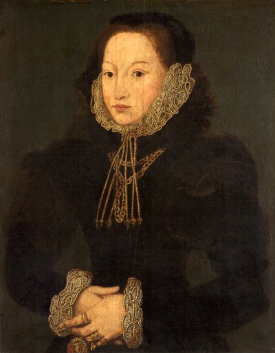 Retrato de uma senhora desconhecida, c.1550 de English School