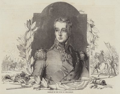 Retrato do Duque de Wellington (gravura) de English School