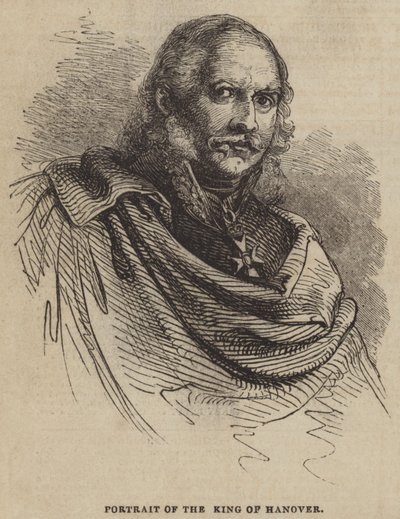 Retrato do rei de hanover de English School
