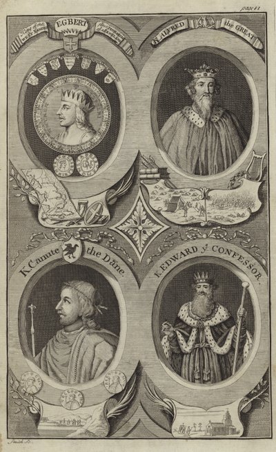 Retratos dos reis da Inglaterra de English School