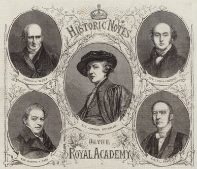 Retratos dos presidentes da Royal Academy de English School